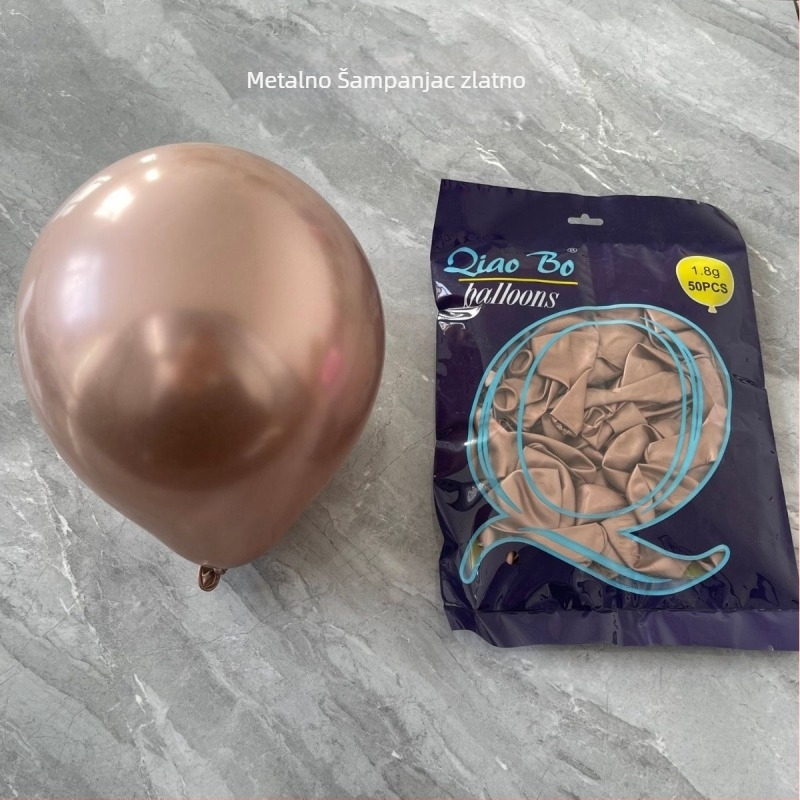 Qiao Bo latexni okrugli ukrasni balon s otisnutim logotipom