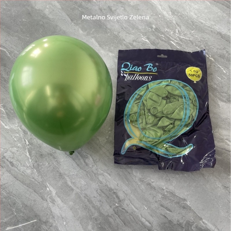 Qiao Bo latexni okrugli ukrasni balon s otisnutim logotipom