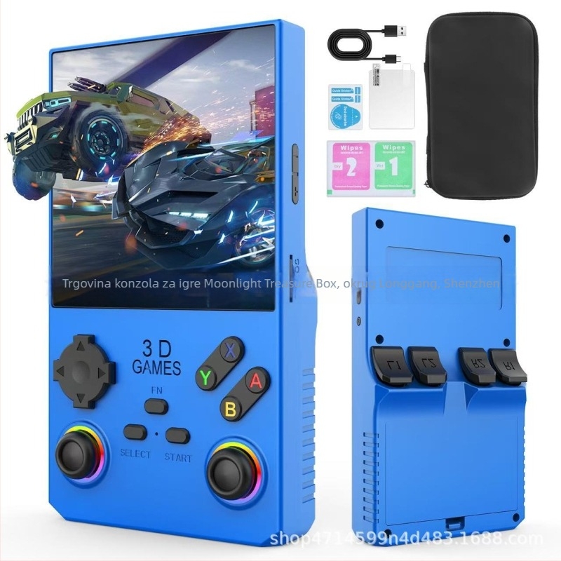 Prijenosna igrаča konzola s otvorenim Linux sustavom, 256GB memorije, bežično povezivanje, Android platforma podrška, MP4 player