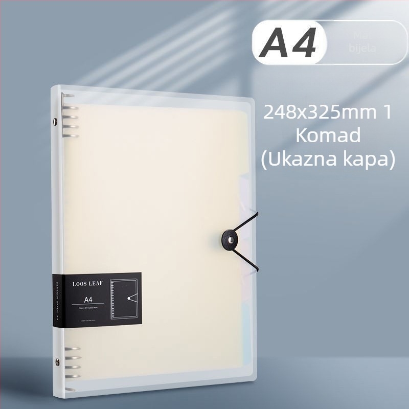 Mengjin bilježnica s odvojivim listovima, PP korica, papir 80 g, 50–100 stranica