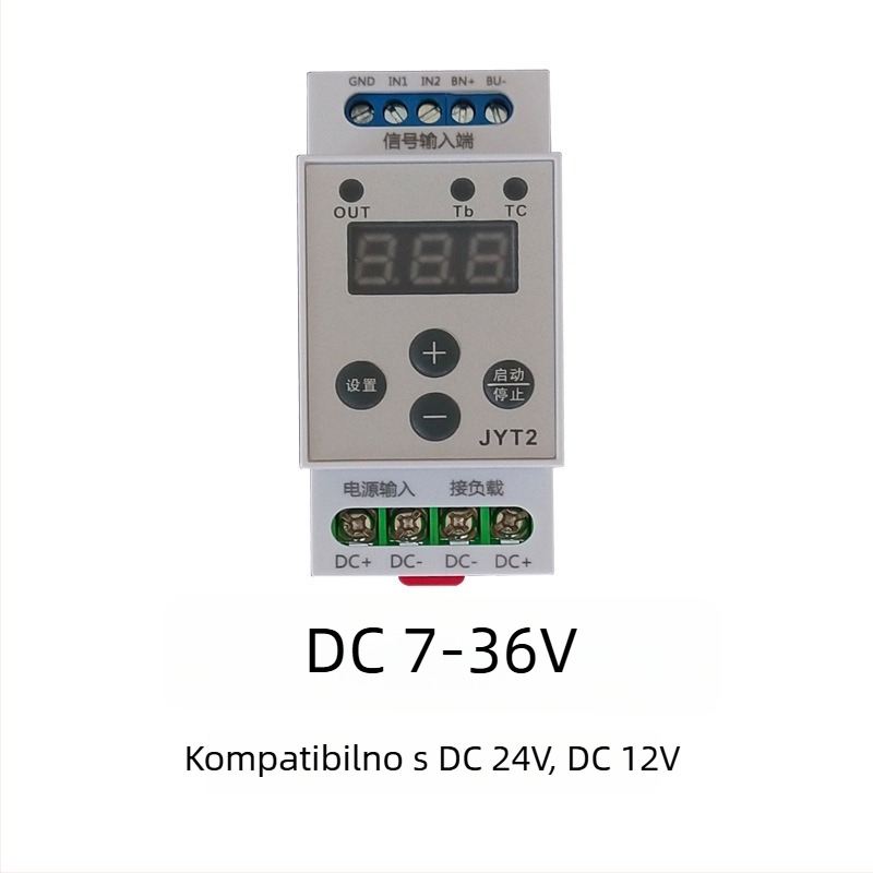 Višefunkcionalni modul vremenskog releja na šini, s brojanjem okidača