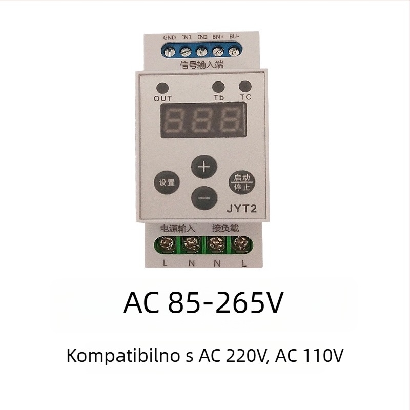 Višefunkcionalni modul vremenskog releja na šini, s brojanjem okidača