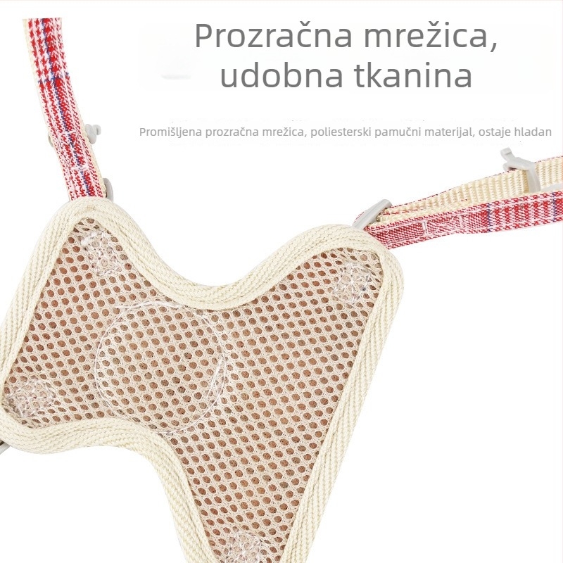 Harnaš za mačke s kaišem od pamuka – Aiyoujia, Zhejiang podrijetlo, dizajn protiv bijega za šetnju mačaka