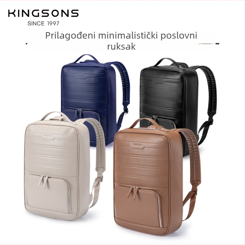 PU ruksak, gradski minimalistički stil, kapacitet 20–35 L, s krivom naramenicom