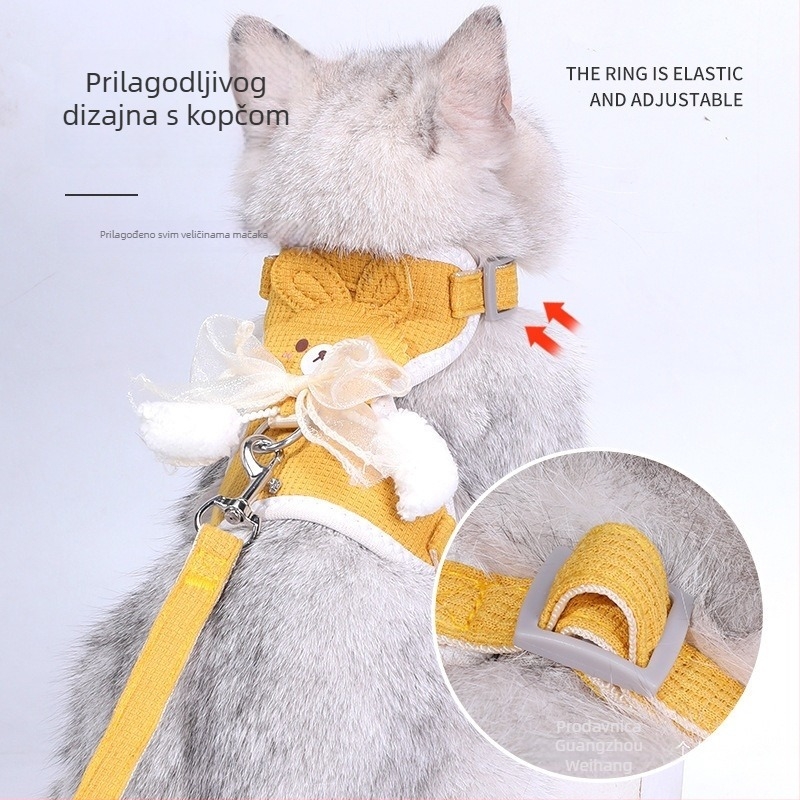 Mačji povodac, poliester, podrijetlo Zhejiang, vučni pojas, za mačke