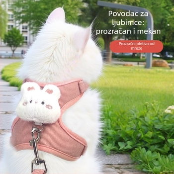 Mačji hám s podesivim vodilom — poliester, Mengcheng, šifra 83511, podrijetlo Zhejiang