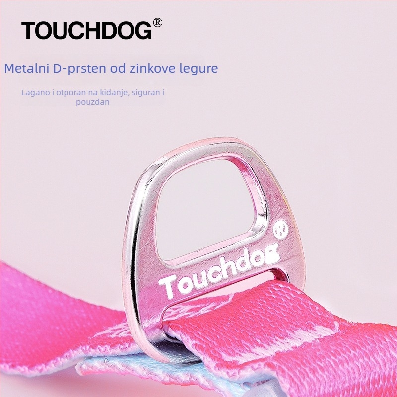 Touchdog It It Nylon LED ogrlica za psa, podesiva