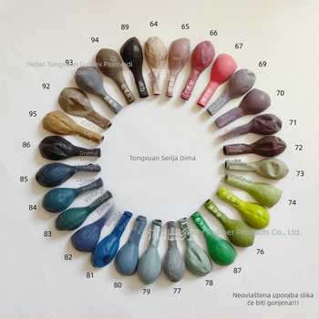 Arka od balona za događanja – Tongxuan, lateks, okrugli oblik, serija New color smoke
