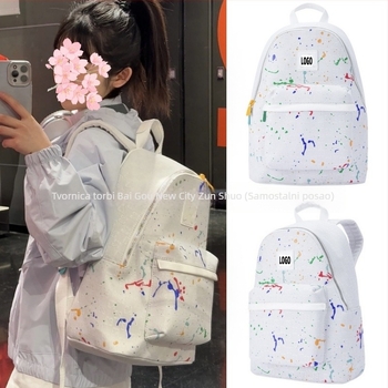 Unisex ruksak sa Splash Ink motivom, 20–35L, Oxford tkanina, kompatibilan s laptopom, zakrivljeni rameni remen