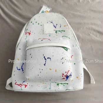 Unisex ruksak sa Splash Ink motivom, 20–35L, Oxford tkanina, kompatibilan s laptopom, zakrivljeni rameni remen
