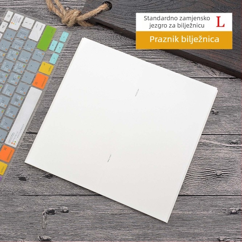 Bilježnica s vijčanom vezom, korica od kraft papira, unutarnji listovi Dowling/kraft, papir 100 gsm, 100–200 stranica