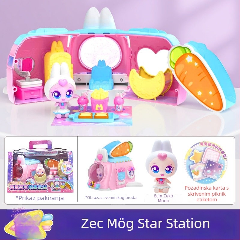 Interaktivna govorljiva lutka sa osvjetljenjem i zvukom za uzrast 7–14 godina • Materijal: plast/guma • Razvoj: emocije, vizualna percepcija, koordinacija ruka i oka