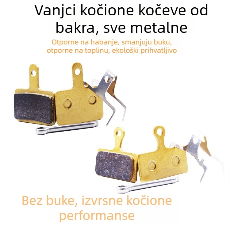 Disk kočione pločice za planinski bicikl, mehaničko kočenje, različiti modeli