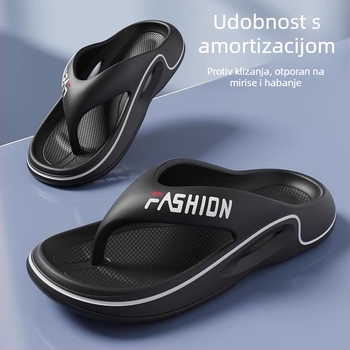 Muške japanke flip-flop s EVA gornjim dijelom i EVA potplatom, otvoren prst, korejski stil