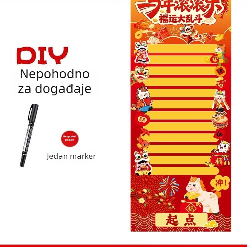 Interaktivni rekviziti za korporativni team-building, dekoracija prostora — Xiping, univerzalni stil