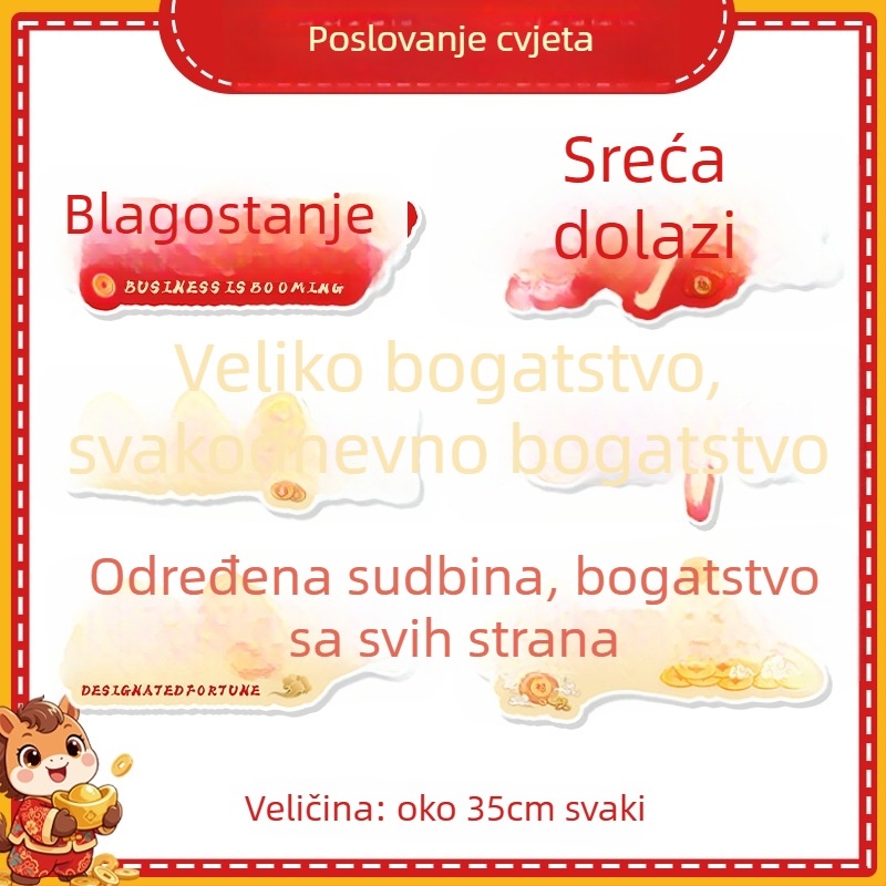 KT ploča — ručno držane pločice za korporativni team-building; rekviziti za uređenje prostora i fotografije za Novu godinu 2026, Tema Godine konja