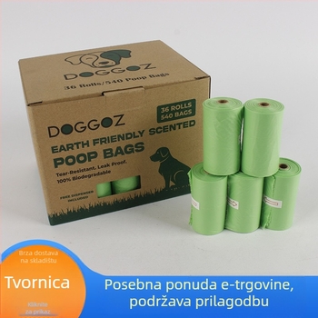Biodegradibilne vrećice za pseće izmet, rolna vrsta, debele, potpuno razgradiv materijal