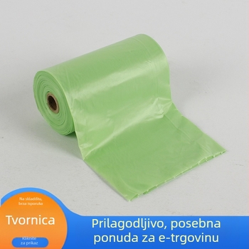 Biodegradibilne vrećice za pseće izmet, rolna vrsta, debele, potpuno razgradiv materijal