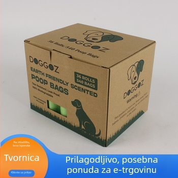 Biodegradibilne vrećice za pseće izmet, rolna vrsta, debele, potpuno razgradiv materijal