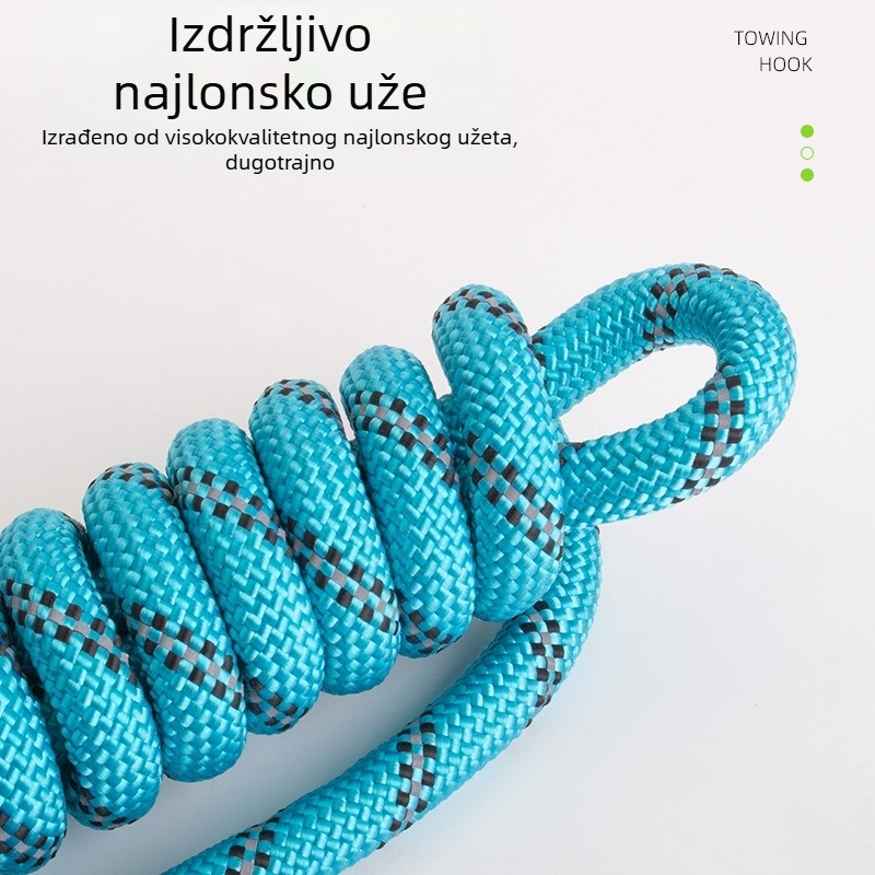 Povez za pse od pojačanog najlona, otporan na grizanje i reflektirajući, univerzalan za srednje i velike pasmine