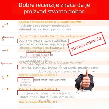 Mat samoljepljiva torbica za odjeću, plastična, kompozitni proces, pakiranje odjeće, 100 kom.