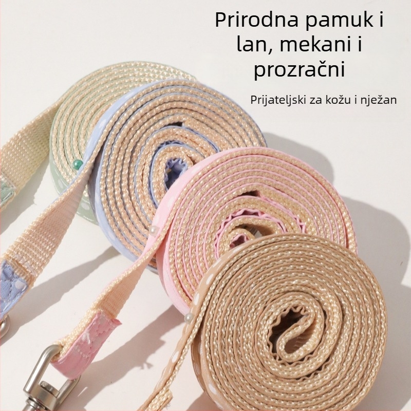 Mačja šetnja: hama i kaiš, platnen materijal, Hawoo/haowo brend