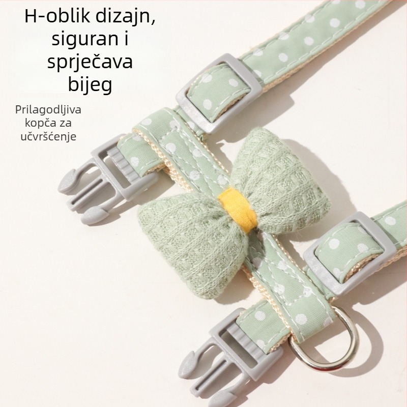 Mačja šetnja: hama i kaiš, platnen materijal, Hawoo/haowo brend