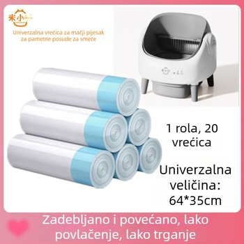 Chongyue Intelligent Prijenosne ABS Vrećice za Mačju Toaletu, Univerzalne