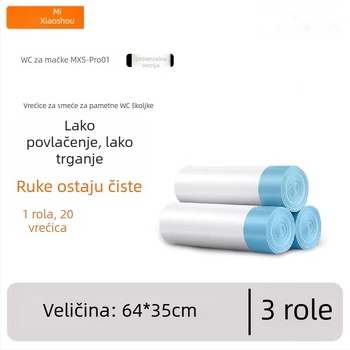 Chongyue Intelligent Prijenosne ABS Vrećice za Mačju Toaletu, Univerzalne