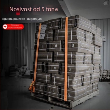 5-tona poliesterski remen za pričvršćivanje tereta s dvostrukim kukama i napinjačkim mehanizmom za automobil — Niu Baide Povezivanje pojasa