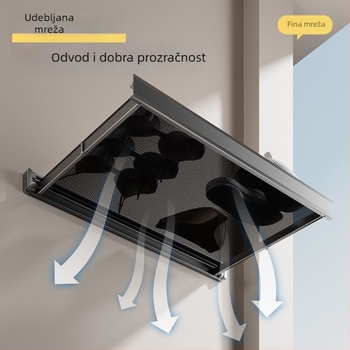Skriveni sklopivi teleskopski držač za ručnike u kupaonici — Space aluminij, WATERMARK certifikat, 1 sloj