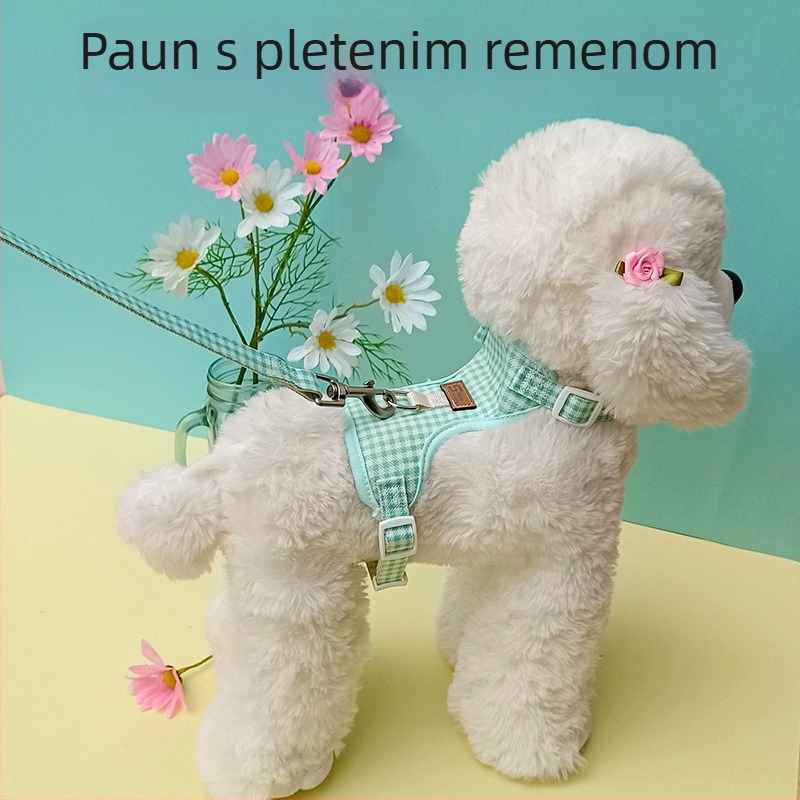 Mačji prsni remen s dihalnim trakom, prozračan i lagan za šetnje — Yunhong