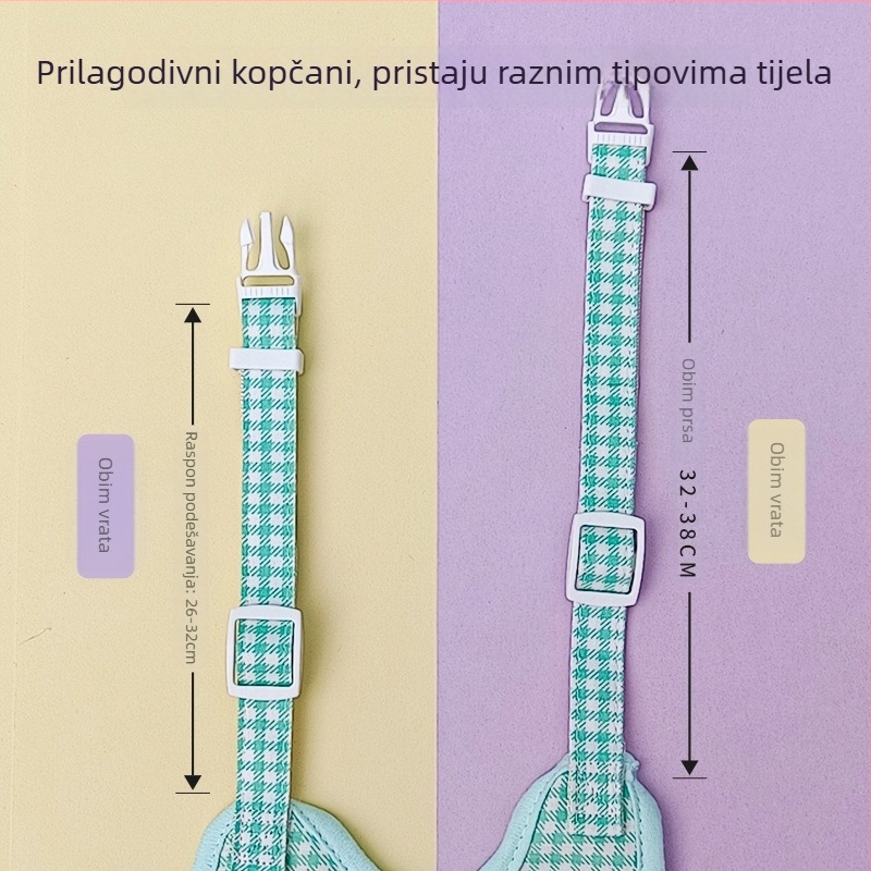 Mačji prsni remen s dihalnim trakom, prozračan i lagan za šetnje — Yunhong