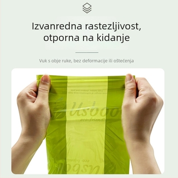 Dispenzer vrećica za otpadke kućnih ljubimaca u stilu prsluka - zgušnjeni HDPE+EPI, podrijetlo Xiamen, Fujian