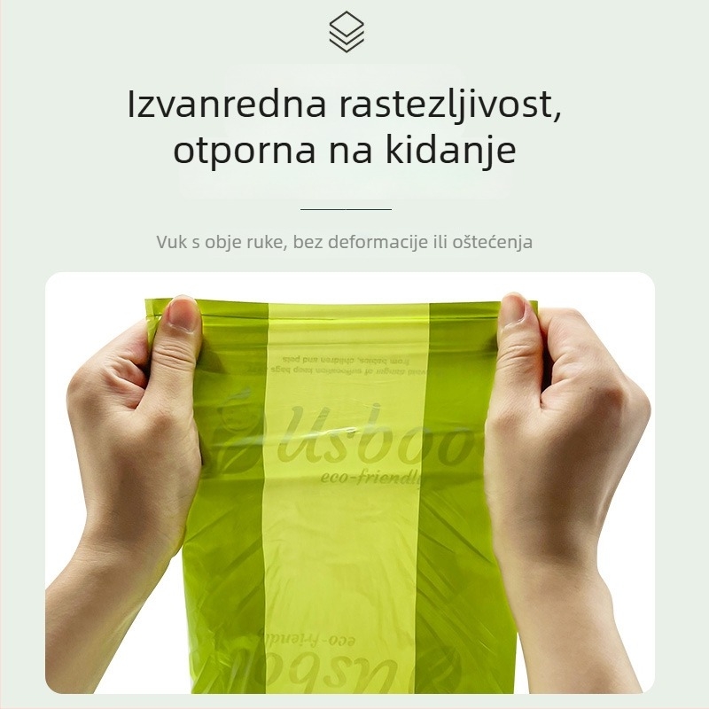 Dispenzer vrećica za otpadke kućnih ljubimaca u stilu prsluka - zgušnjeni HDPE+EPI, podrijetlo Xiamen, Fujian