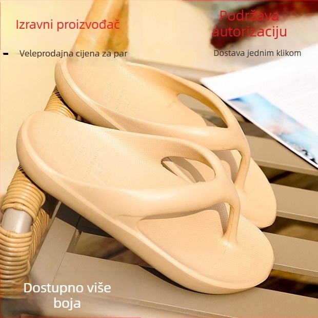 Muške flip-flopice – ležeran stil, otvoreni prsti – gornji materijal: TPE – đon: gumena pjena – injekcijska potplata