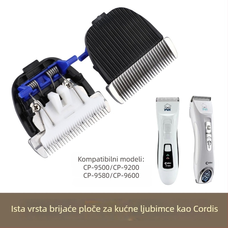 Glava električnog klipera za kućne ljubimce, kompatibilna s modelima 9700/9600/PC902/PC908, keramička oštrica