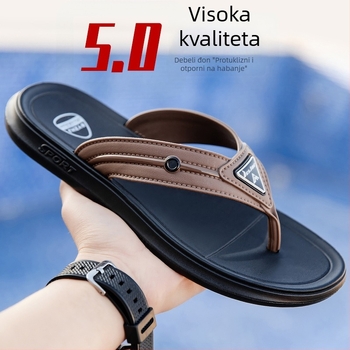 Muške japanke, anti-odor, protuklizne, debeli đon, PVC gornji dio i PVC đon, injekcijski oblikovan đon
