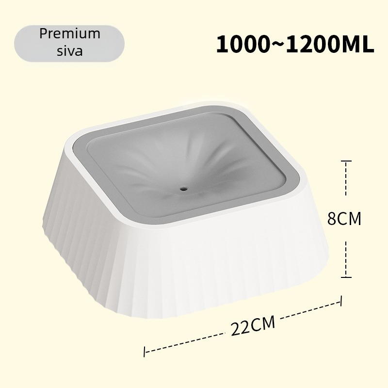 Plutajuća zdjela za vodu za pse i mačke, viseći dizajn, protiv prevrtanja, PP/HDPE materijal