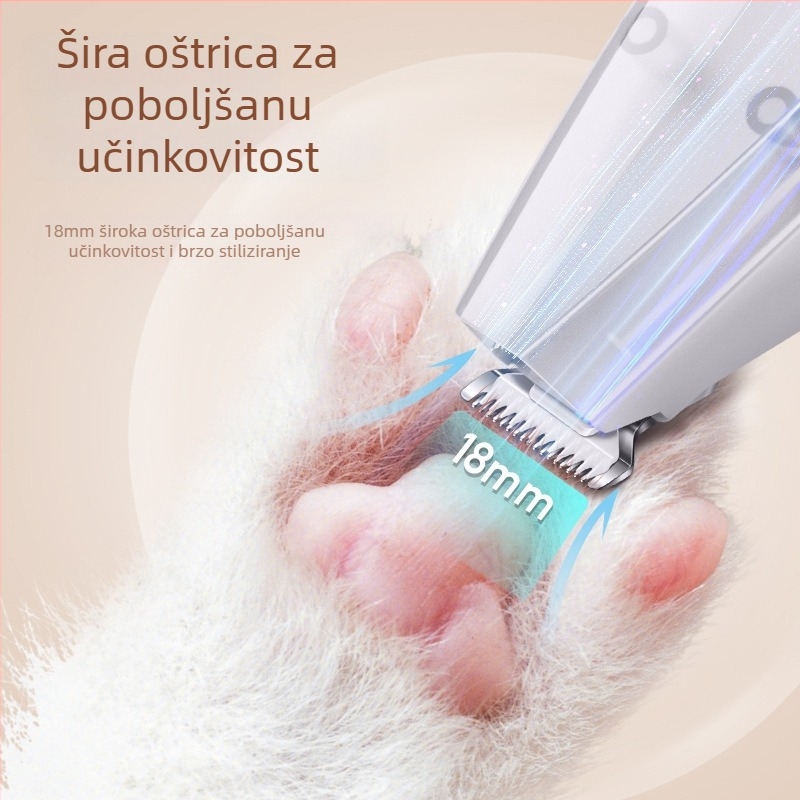 Električni trimer za njegu dlake kućnih ljubimaca (pas i mačka) — Marka Seven oh; Materijal: Drugo; Uvoz: Ne