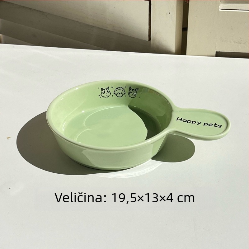 Xiyu keramička zdjela za mačke, protiv prevrnutja, zdjela za hranu i vodu za kućne ljubimce, kutija 60 komada