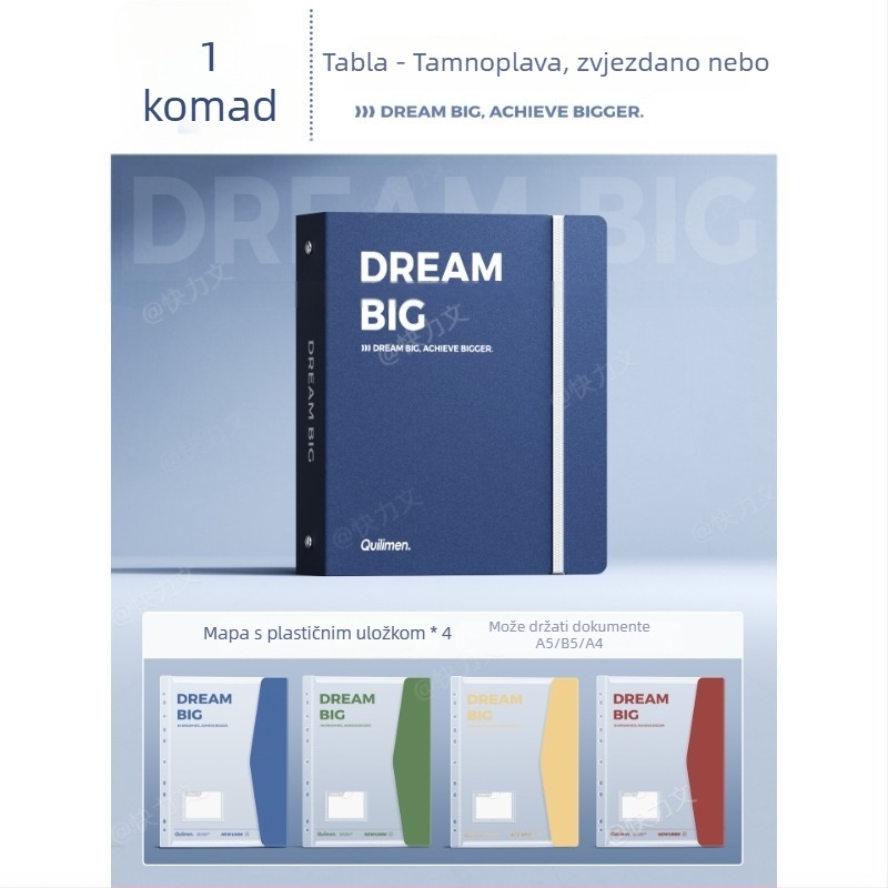 A4 arhivska mapa, PP materijal, prozirne umetne stranice, debljina ploče Foam Board, veličina klipa 10