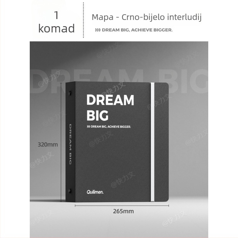 A4 arhivska mapa, PP materijal, prozirne umetne stranice, debljina ploče Foam Board, veličina klipa 10