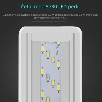 Premium LED osvjetljenje za akvarij s izvučnim držačem – bijela i plava svjetlost