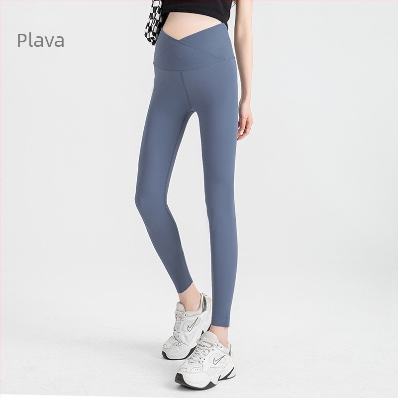 Trudničke tajice za jogu – tanke, uski kroj, Nylon 80–90% + Spandex <30%, duljina hlača