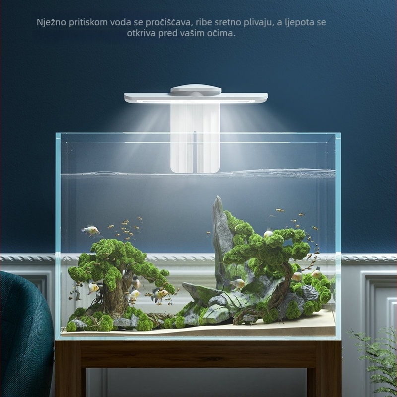 LED klips svjetiljka za akvarij za aquascaping, plastično kućište, rotirajući klip