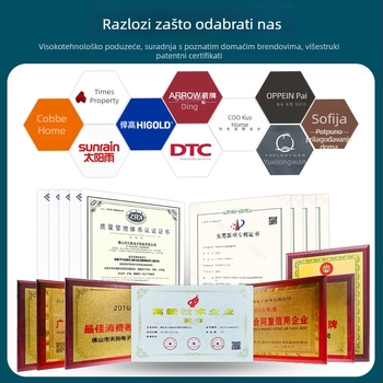 Vješalna šipka za garderobu (aluminijska legura, model YG0206, moderni minimalistički stil, primjena: garderoba, marka: Aotemei)