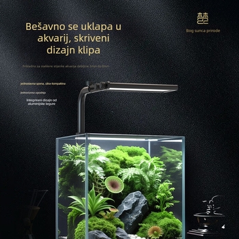 Fn008S Akvarijska rasvjeta za biljke – puni spektar, 10W, aluminijska legura, s tajmerom
