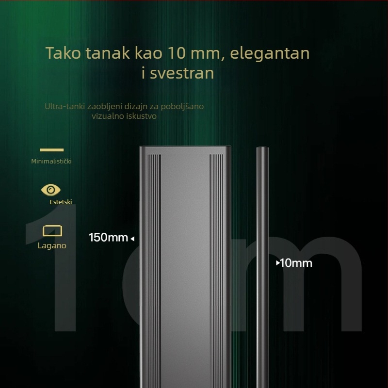 Fn008S Akvarijska rasvjeta za biljke – puni spektar, 10W, aluminijska legura, s tajmerom