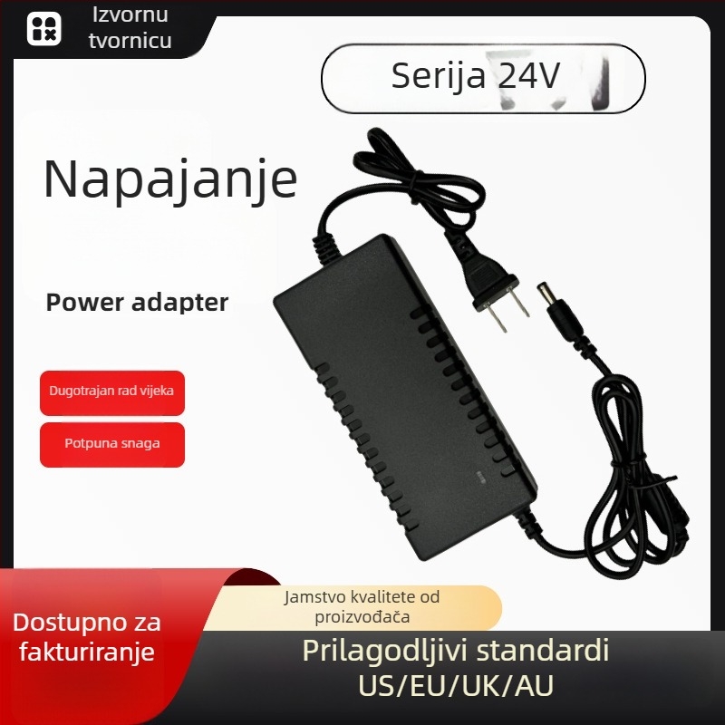 DC napajanje 24V 5A za pročišćivač vode, pumpu, LED trak za akvarij i nebulizator